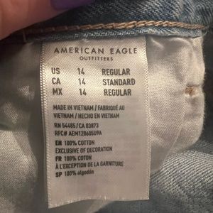 American Eagle mom jeans